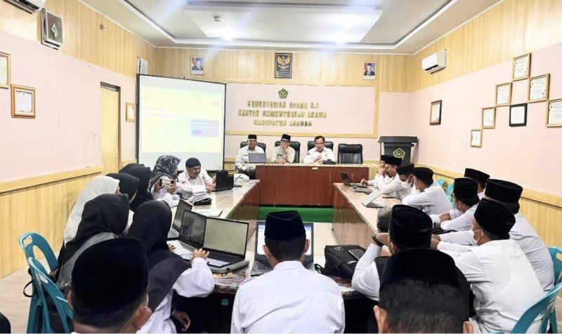 Dorong Transformasi Digital, Penyuluh Agama Islam KUA Sei Kepayang Hadiri Sosialisasi Aplikasi e-PA