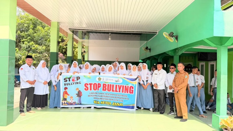 KUA Setia Janji Gelar BRUS di SMK Negeri 1 Setia Janji, Ajak Siswa Hentikan Bullying