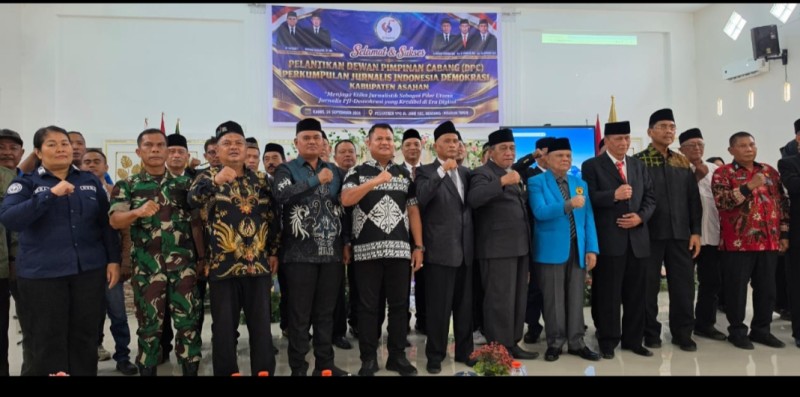 Penyuluh Agama  Hadiri Pelantikan DPC PJI-Demokrasi Kabupaten Asahan, Perkuat Sinergi dan Komitmen Kebangsaan